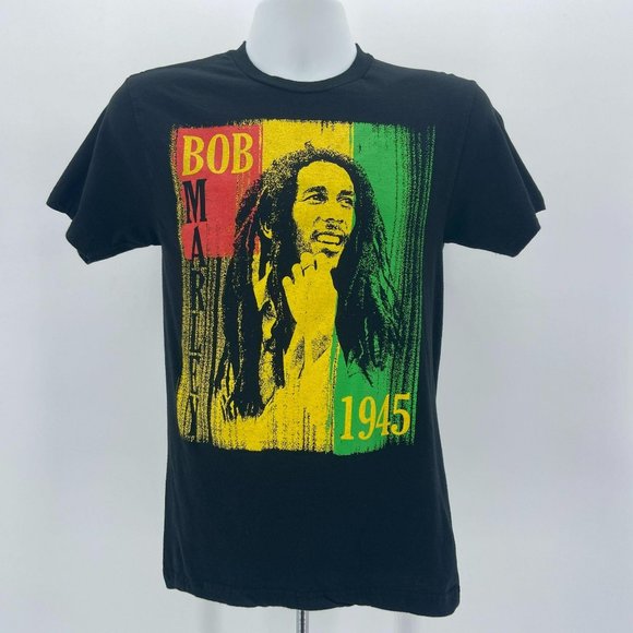 Zion Rootswear Other - Zion Rootswear Bob Marley 1945 Black T-Shirt S